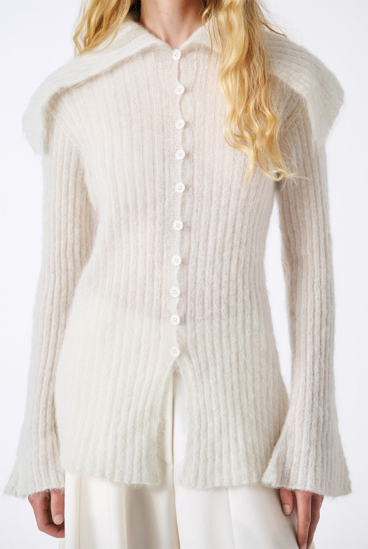 Mabel Cardigan - Off White — view 3