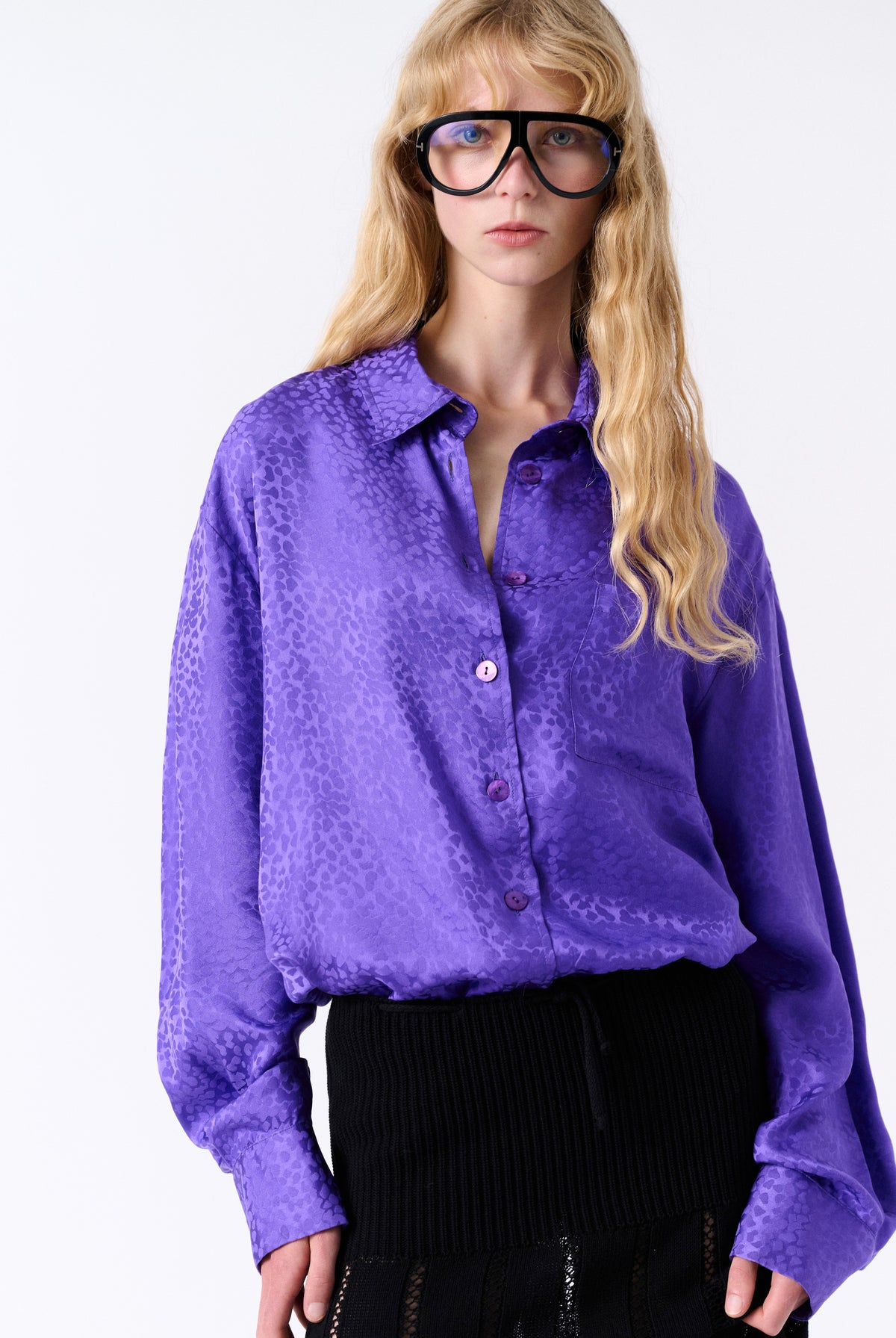 Charlie Shirt Purple – image 1 of 5