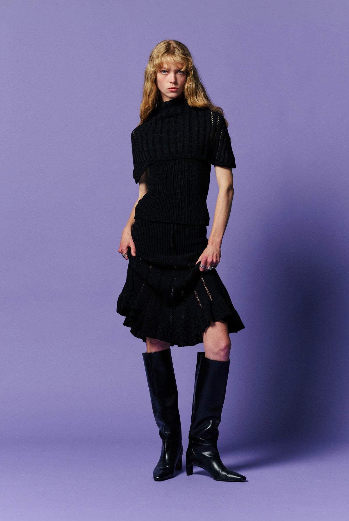 Bruschetta Skirt Black – image 4 of 8