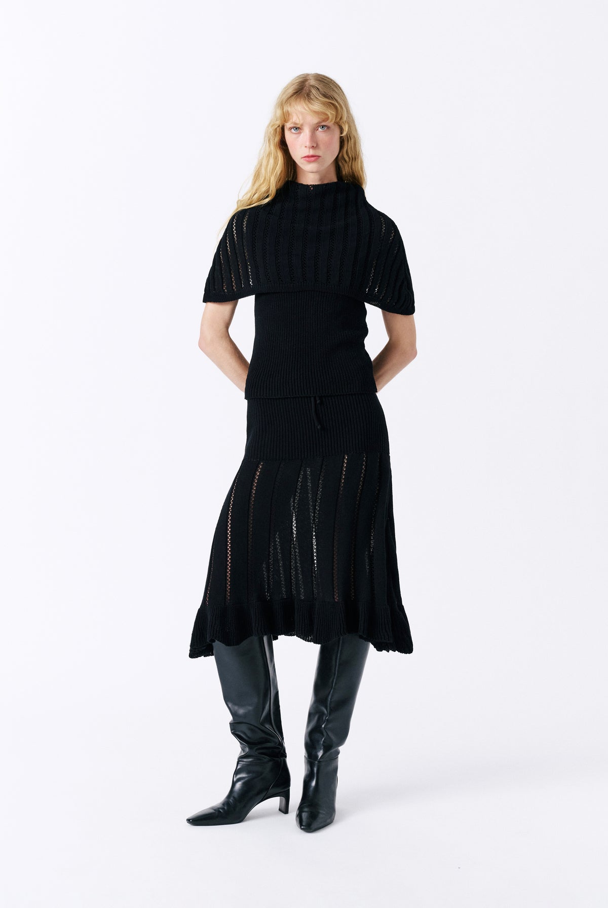 Bruschetta Skirt Black – image 3 of 8