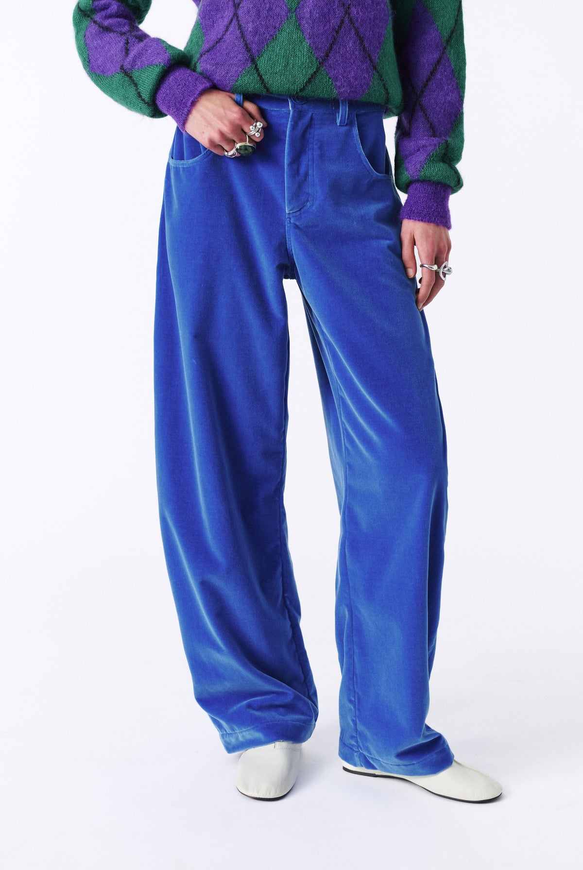 ADFW26042 HQ-2026-09-22-R2 image 1/6 – Amy Trousers Dusty Blue