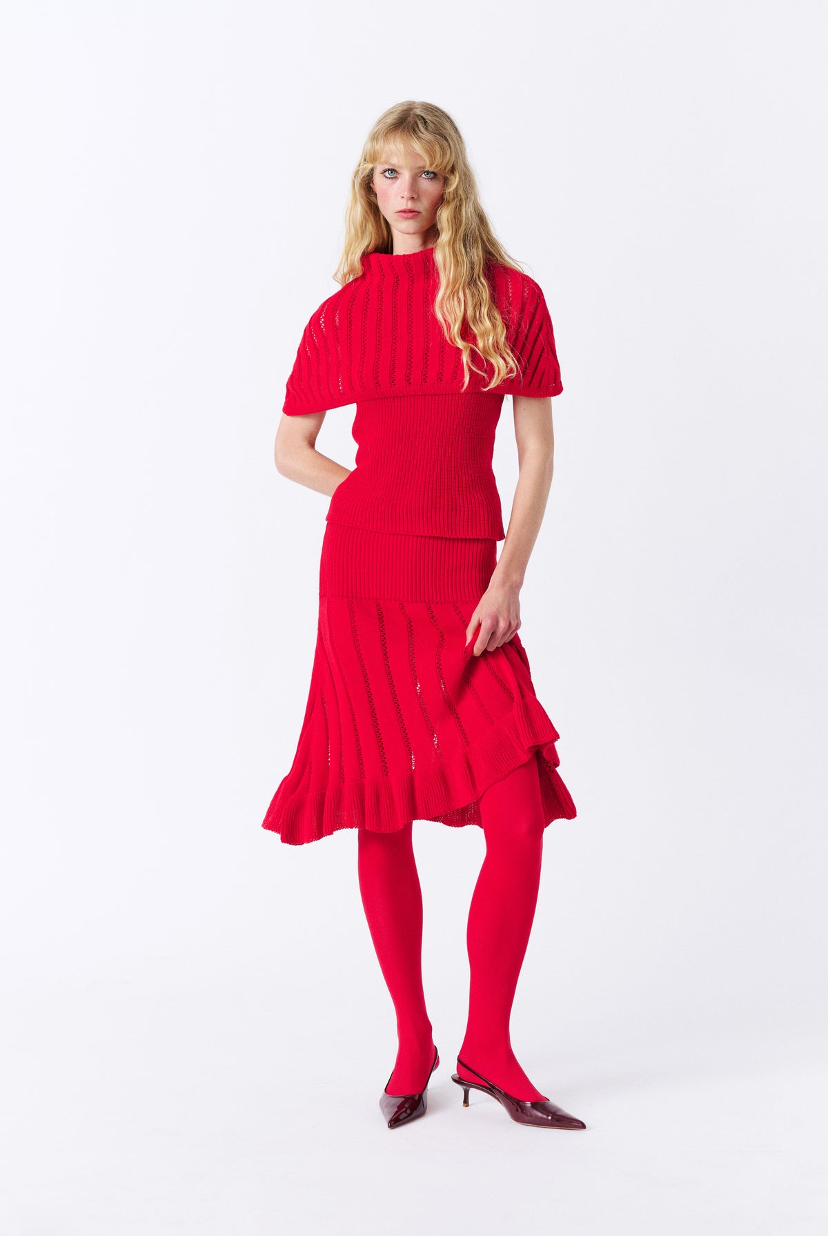 Bruschetta Skirt Red – image 4 of 9