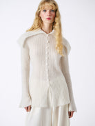 Mabel Cardigan - Off White — view 2