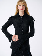 Mabel Cardigan - Black Onyx — view 2