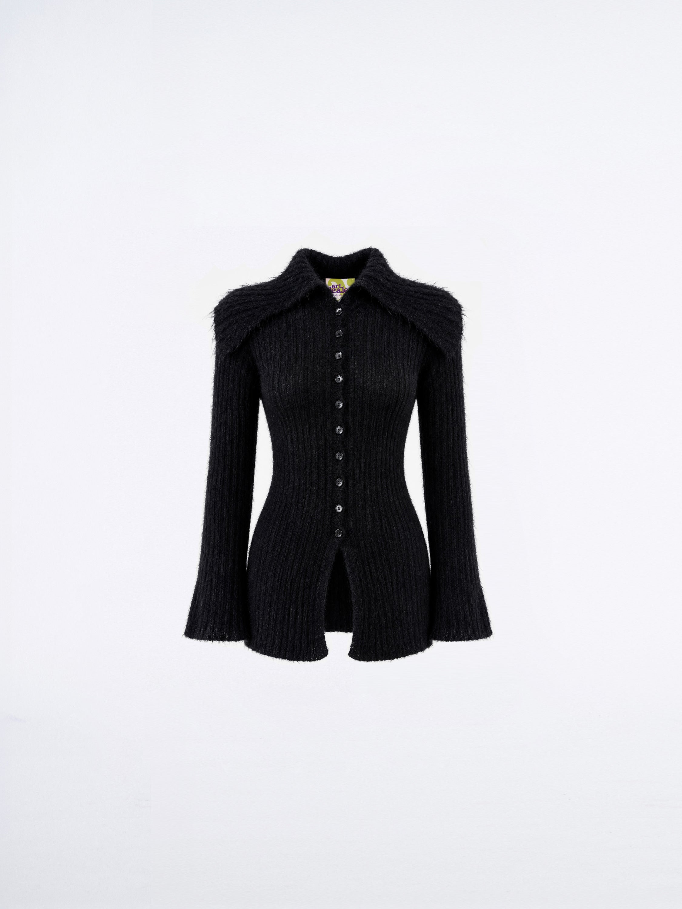 Mabel Cardigan - Black Onyx — still life