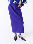 Dahlia Midi Skirt - Violet — view 2