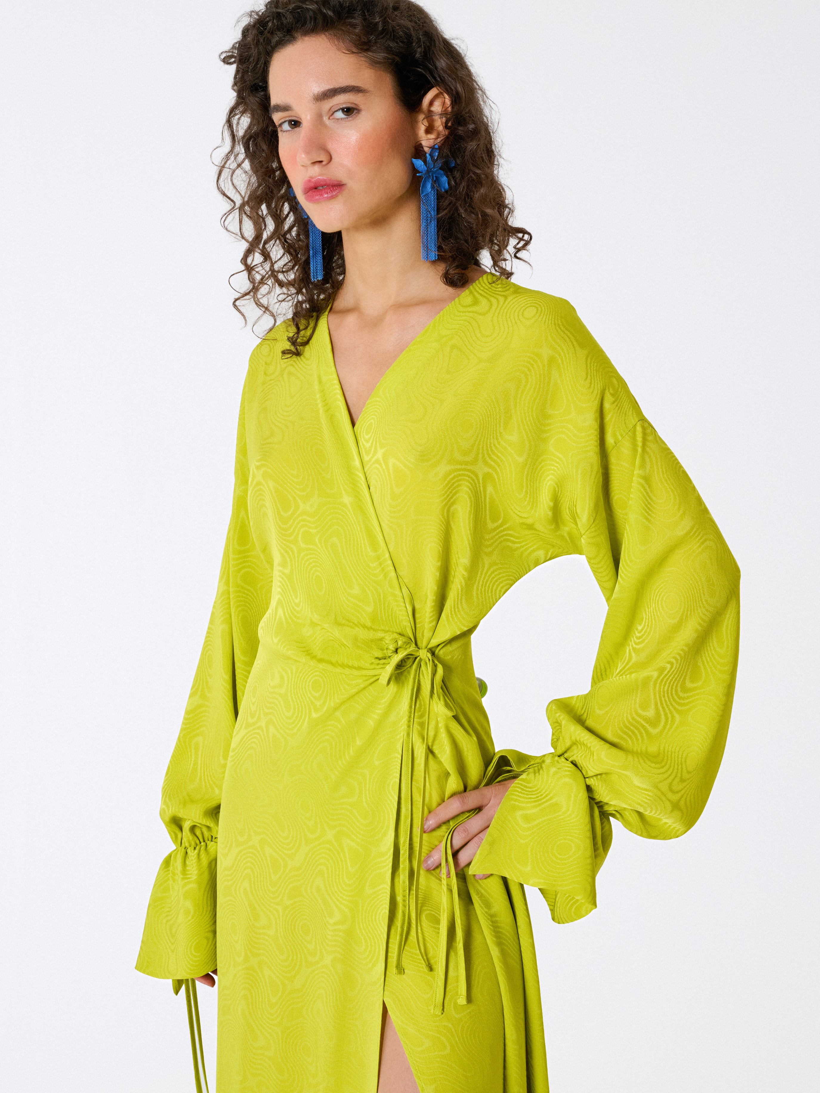 Marie Dress Green Oasis – Art Dealer