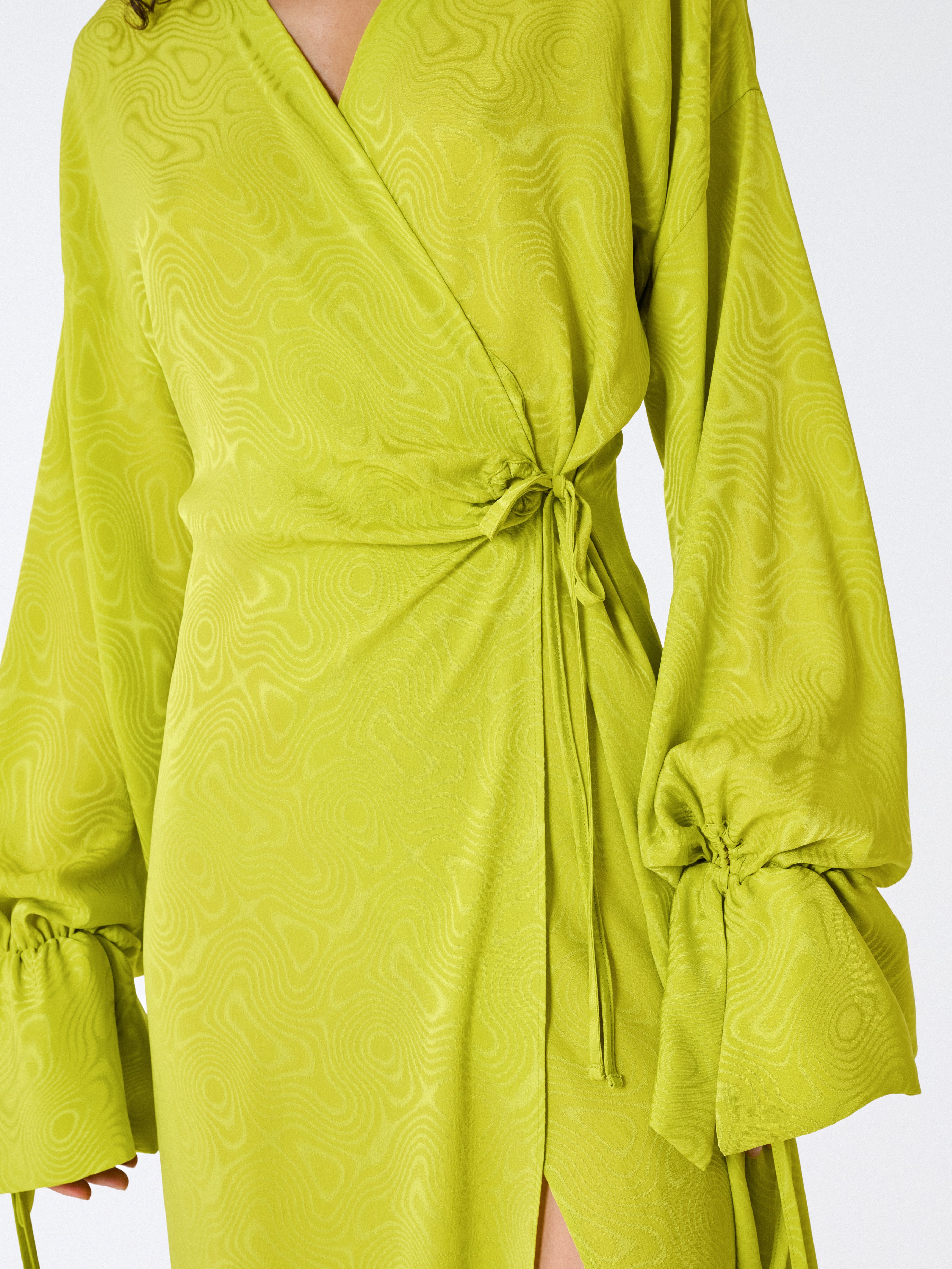 Marie Dress Green Oasis – Art Dealer