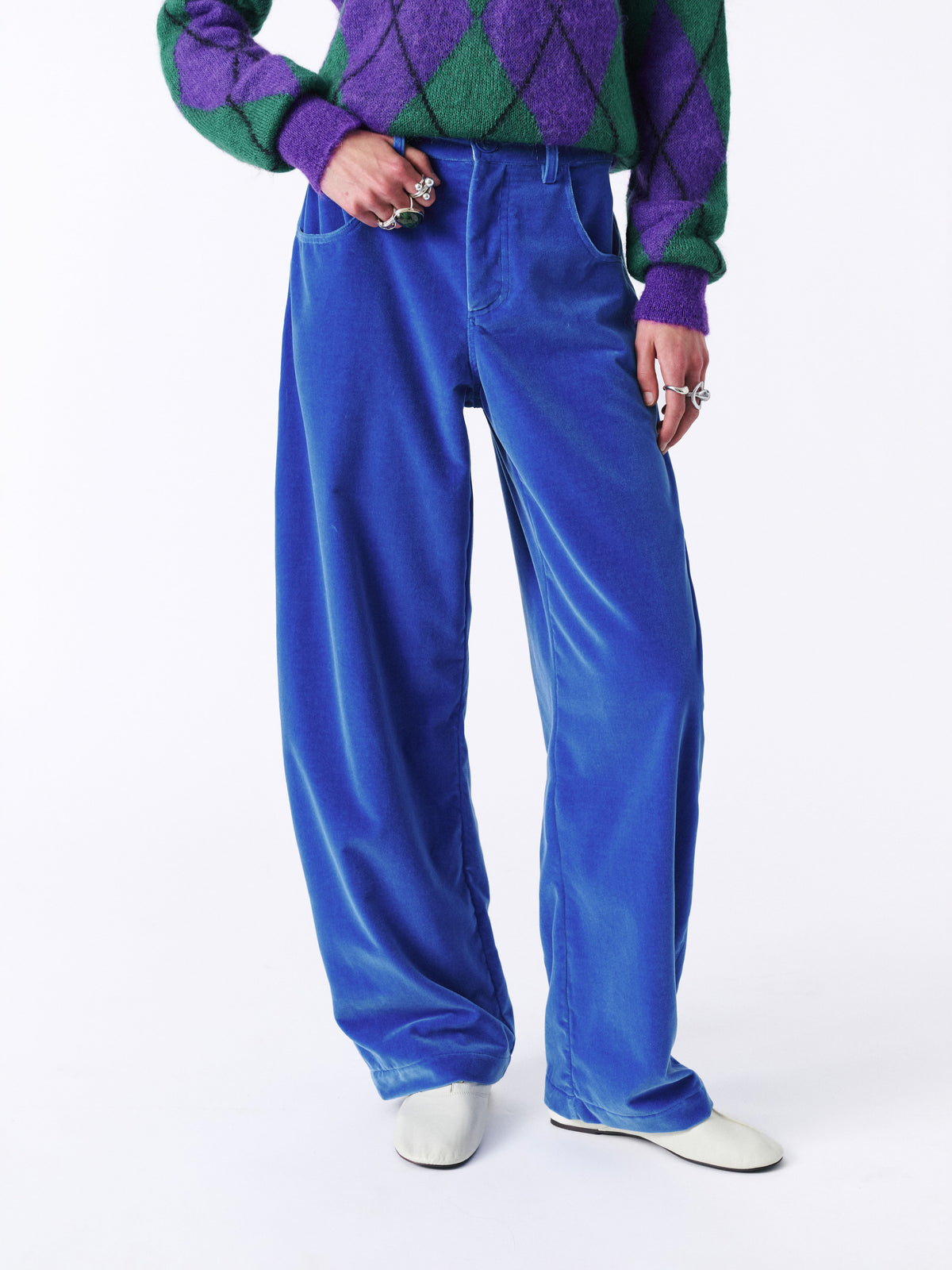 ADFW26042 HQ-2026-09-22-R2 image 1/6 – Amy Trousers Dusty Blue