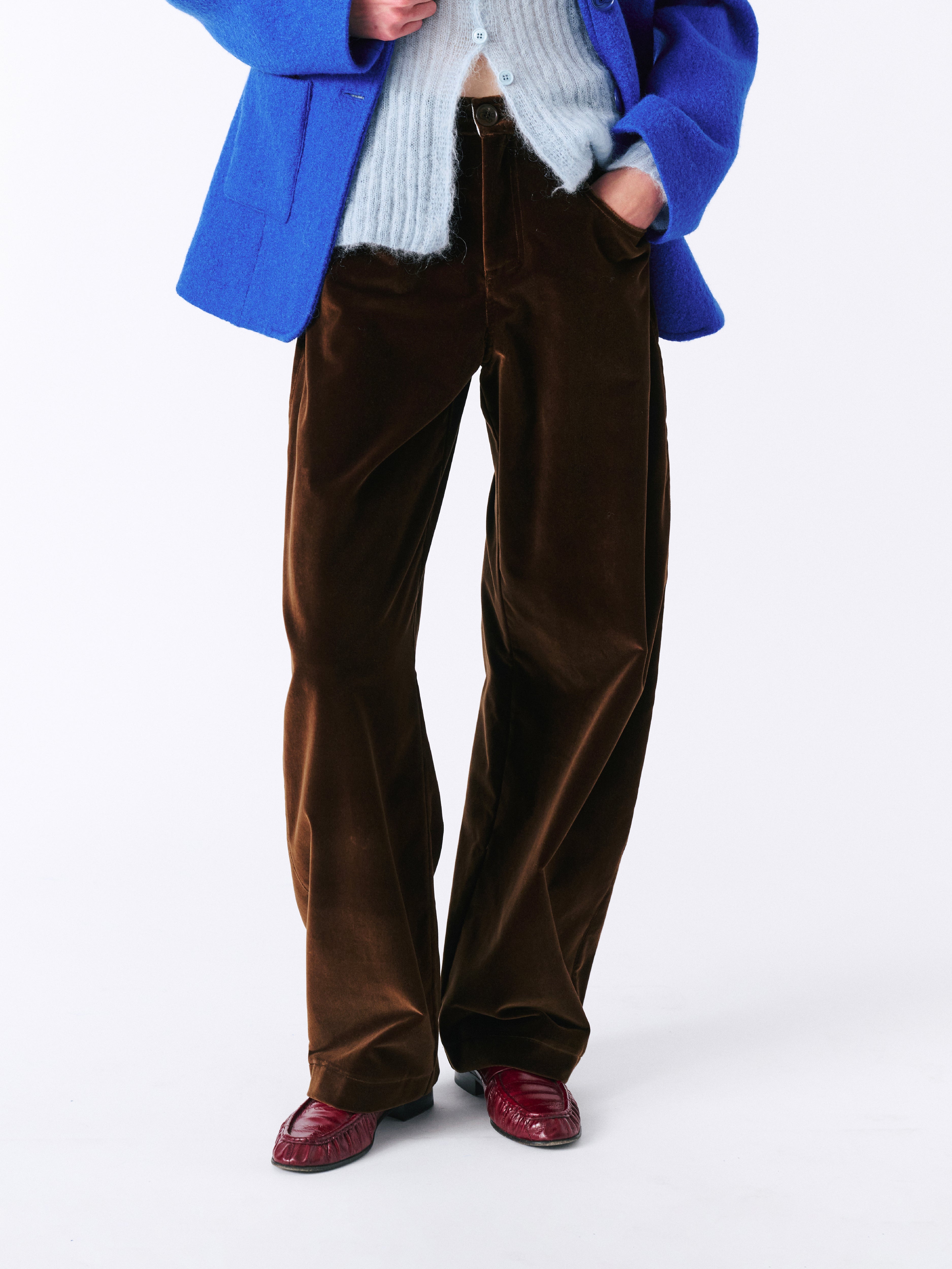 ADFW26041 HQ-2026-09-22-R2 image 1/4 – Amy Trousers Chestnut Brown