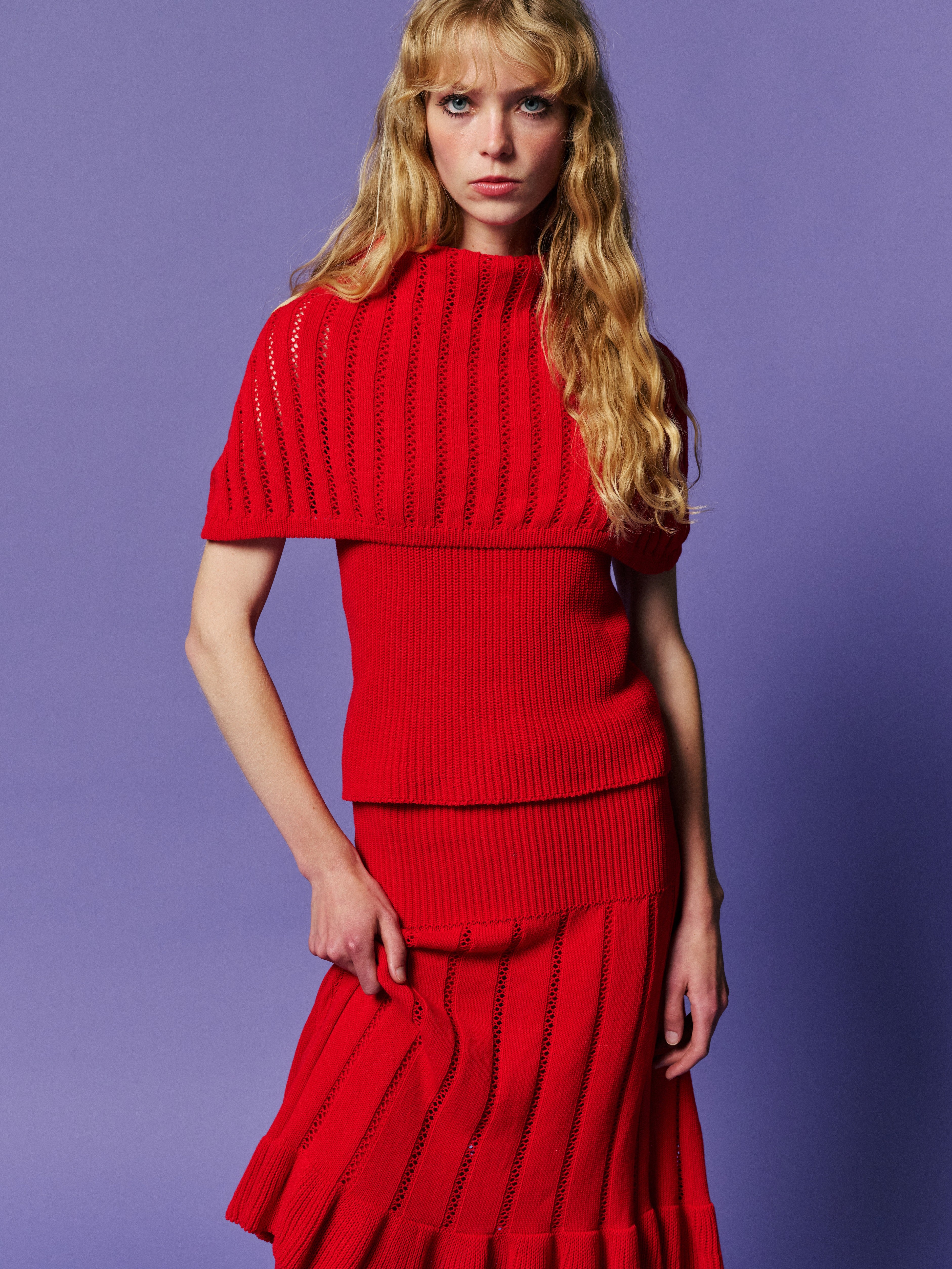 Bruschetta Skirt Red – image 3 of 9